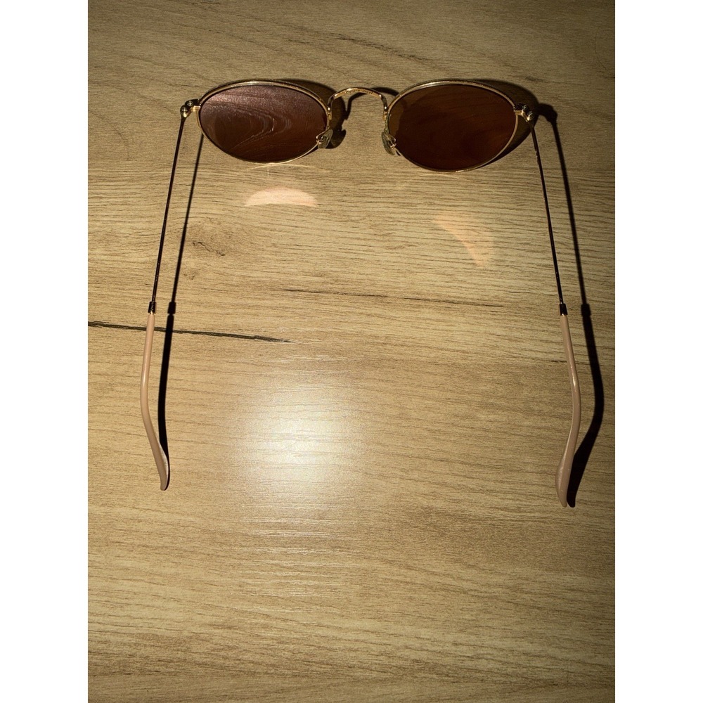 RAY BAN RB3447 112/68F 50-12mm Gold Frame with Pink Flash Lens - Picture 6 of 7